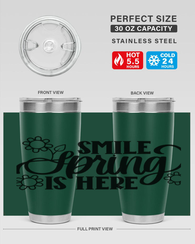 PNG_Smile Spring Is Here395#- spring- Tumbler