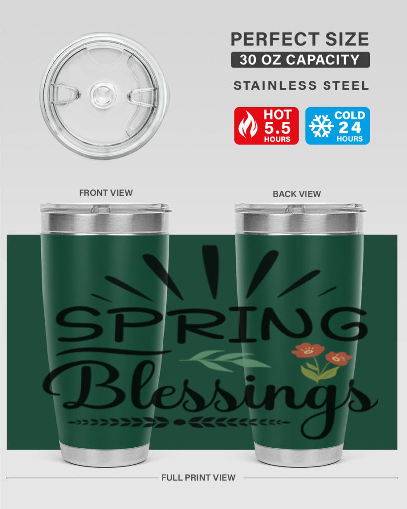 Spring Blessings  482#- spring- Tumbler