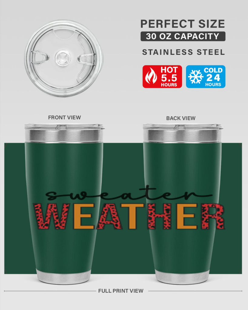 Sweater Weather 587#- fall- Tumbler