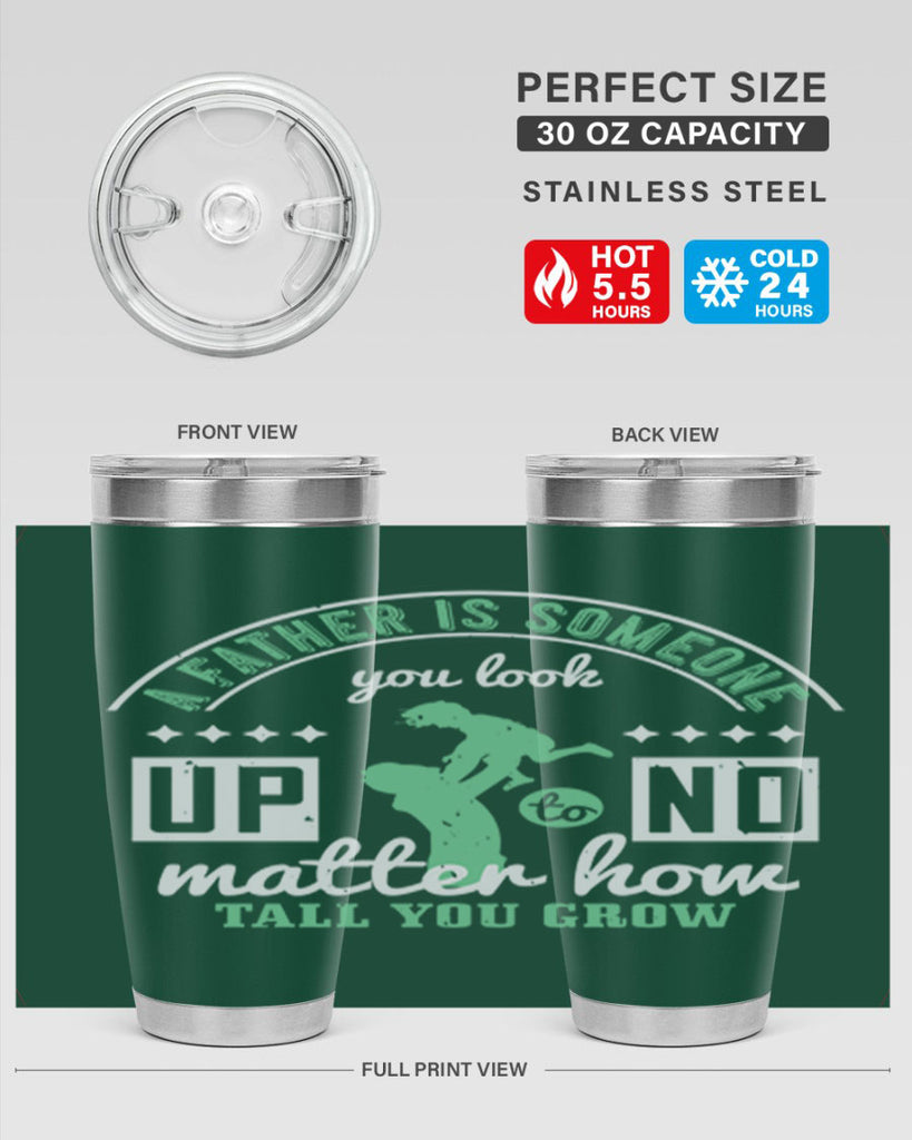 a father is someone 125#- fathers day- Tumbler