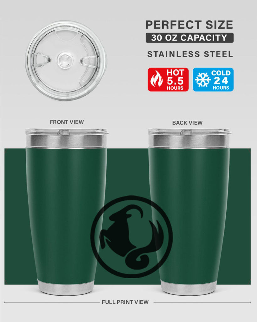 capricorn 203#- zodiac- Tumbler