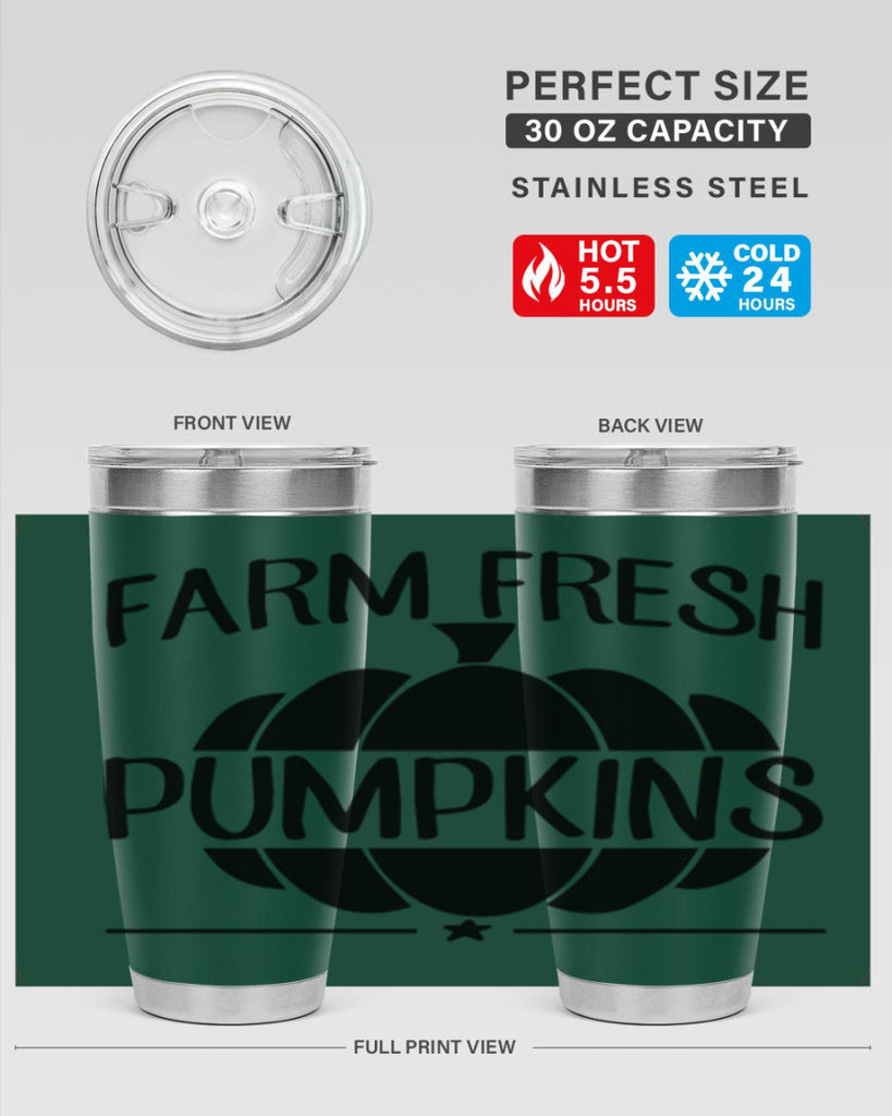 farm fresh pumpkins 173#- fall- Tumbler