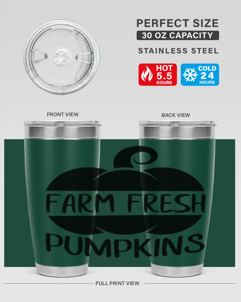 farm fresh pumpkins 174#- fall- Tumbler
