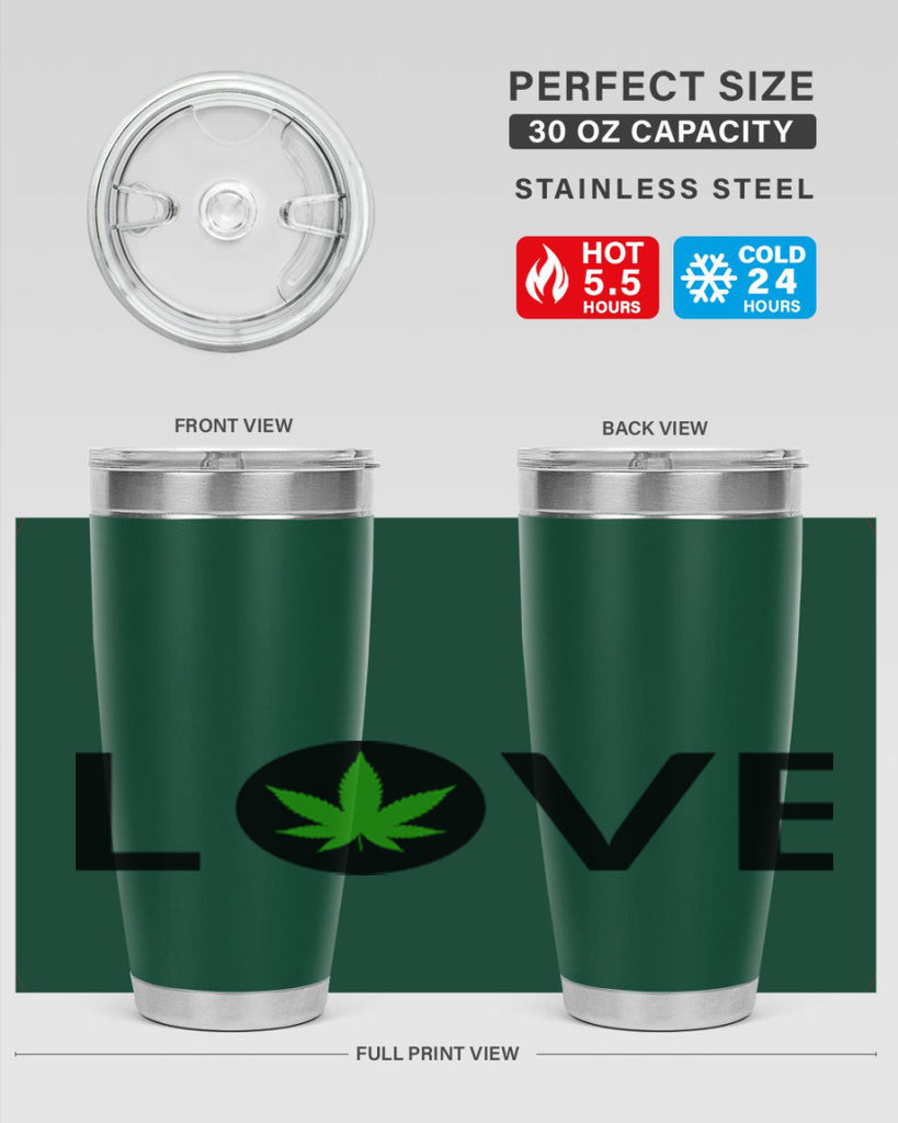 love cannabis 189#- marijuana- Tumbler