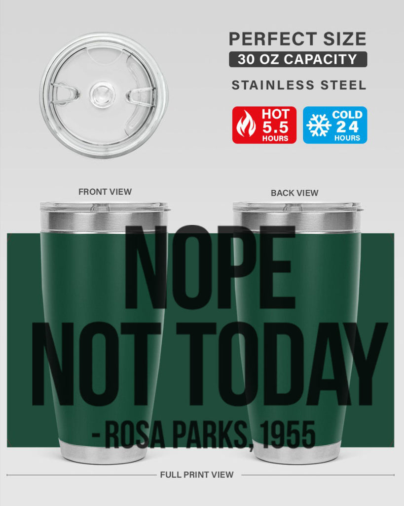 nope not today rosa parks 60#- black words phrases- Cotton Tank