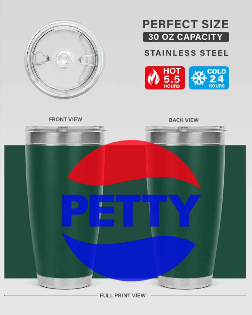 petty  pepsi 54#- black words phrases- Cotton Tank