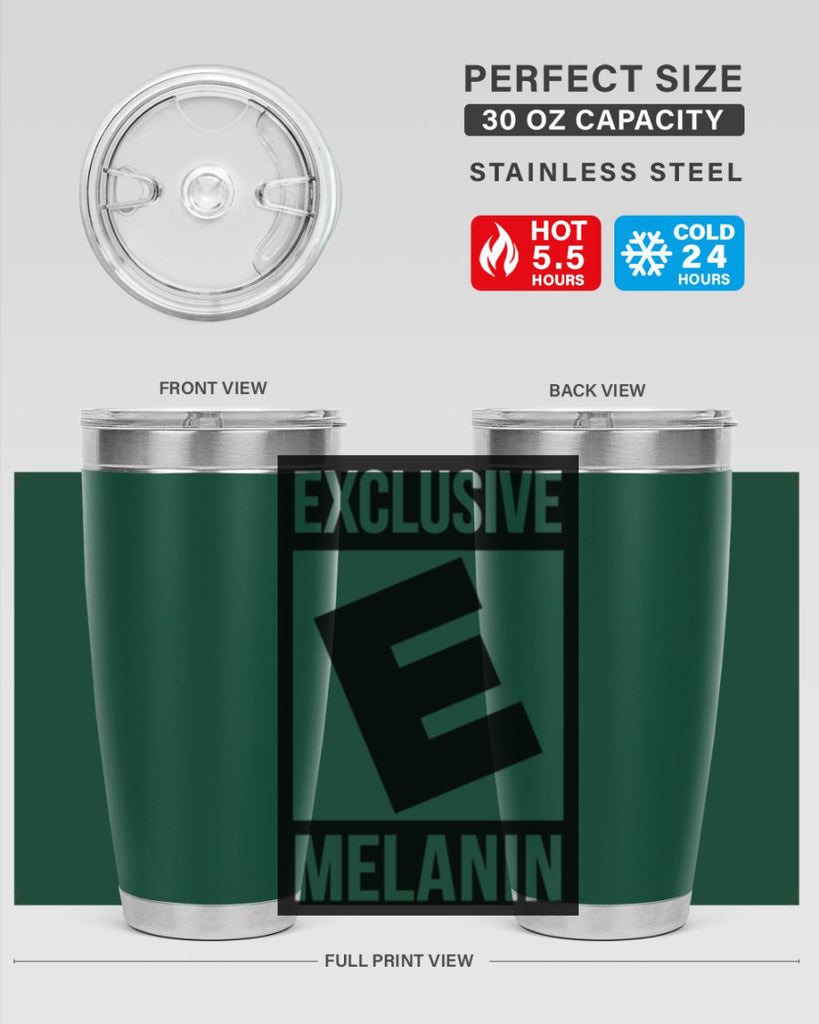 rated exclusive melanin 46#- black words phrases- Cotton Tank