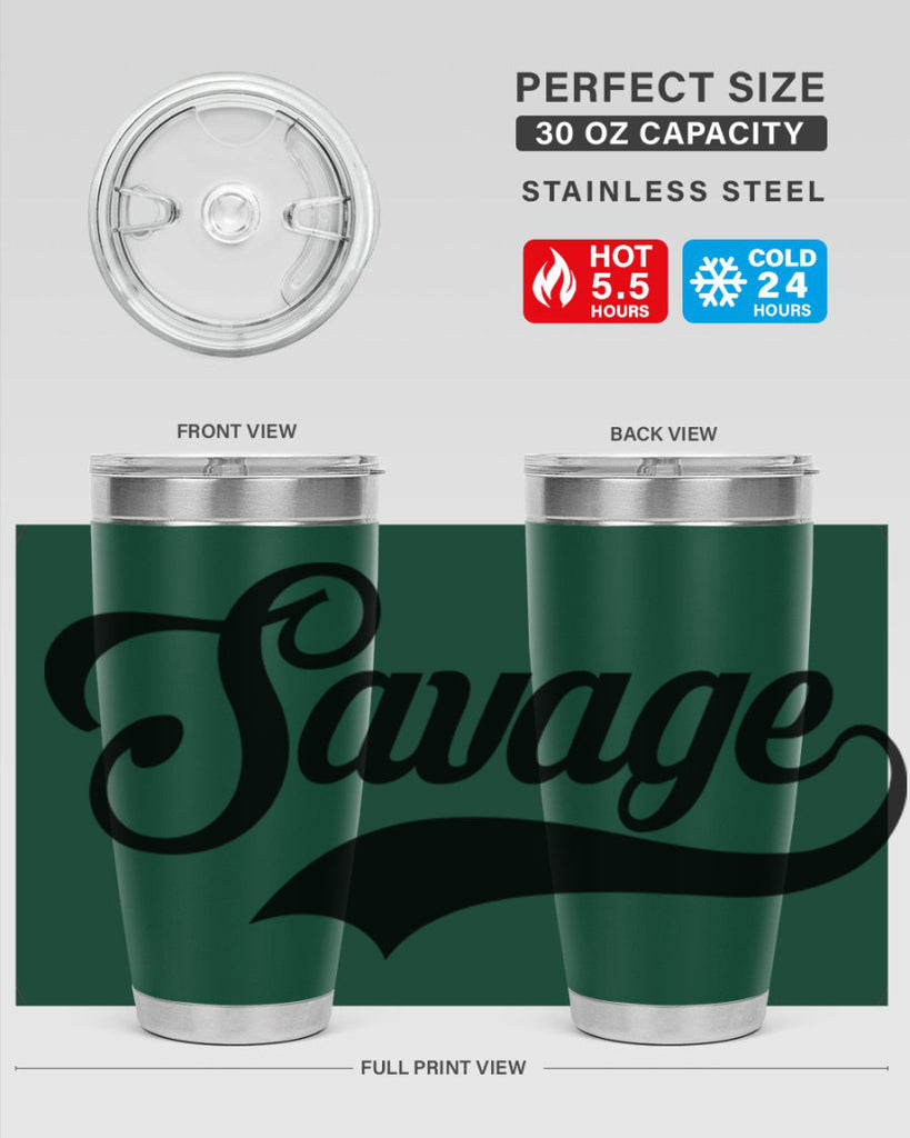 savage script 40#- black words phrases- Cotton Tank