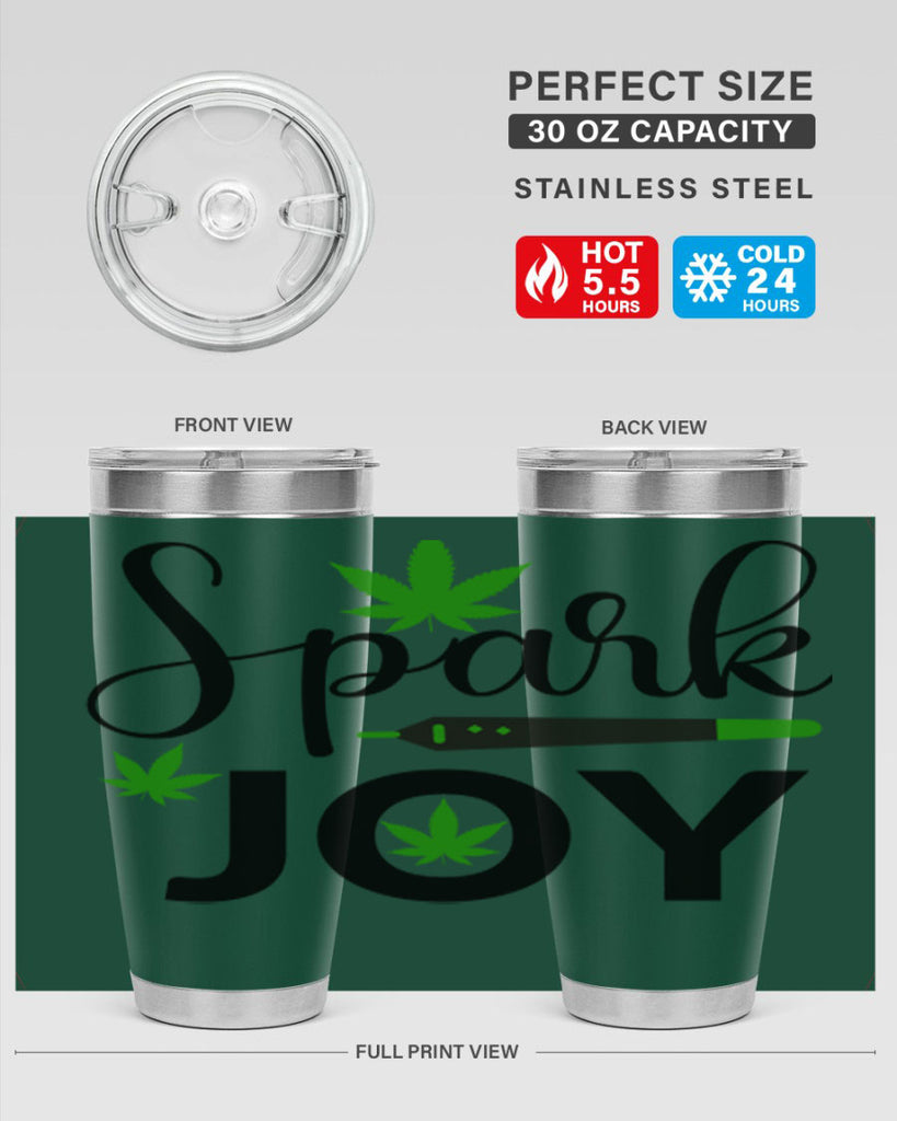 spark joy 250#- marijuana- Tumbler