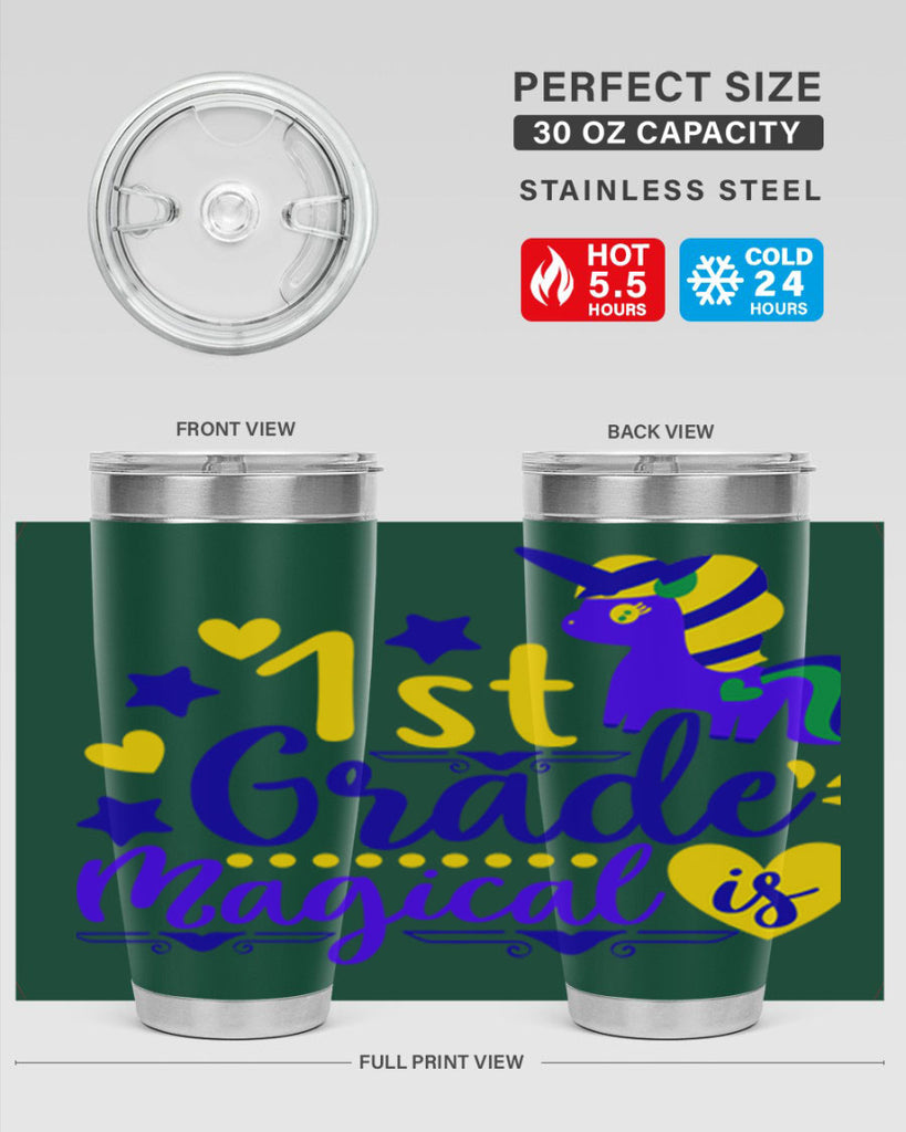 st grade magical 63#- mardi gras- Tumbler