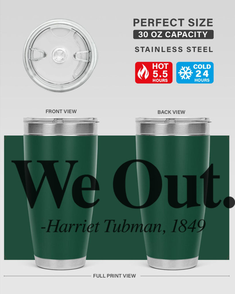 we out harriet tubman 12#- black words phrases- Cotton Tank