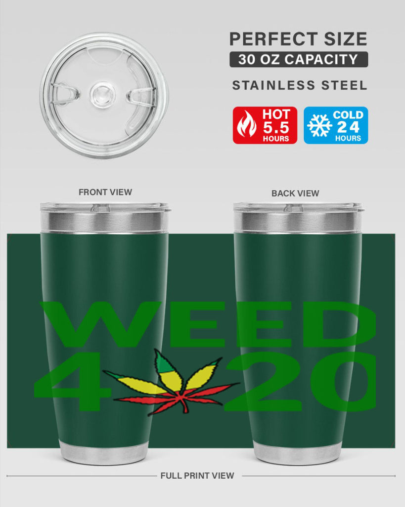 weed 420 cannabis 281#- marijuana- Tumbler