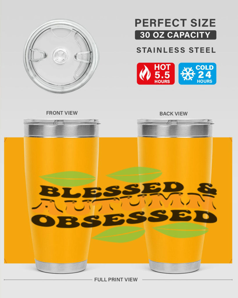 Blessed Autumn Obsessed 48#- fall- Tumbler