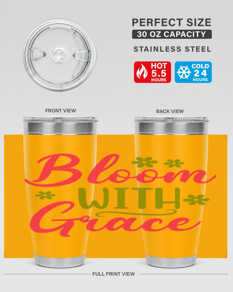 Bloom With Grace 80#- spring- Tumbler