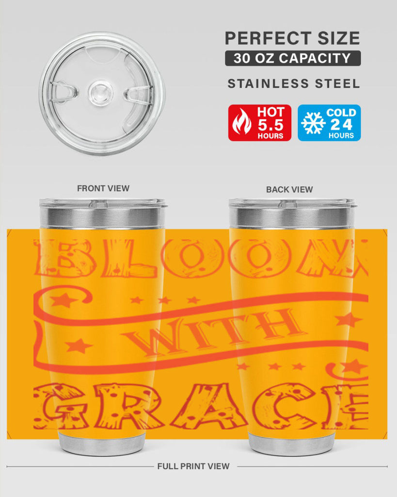 Bloom with grace  89#- spring- Tumbler