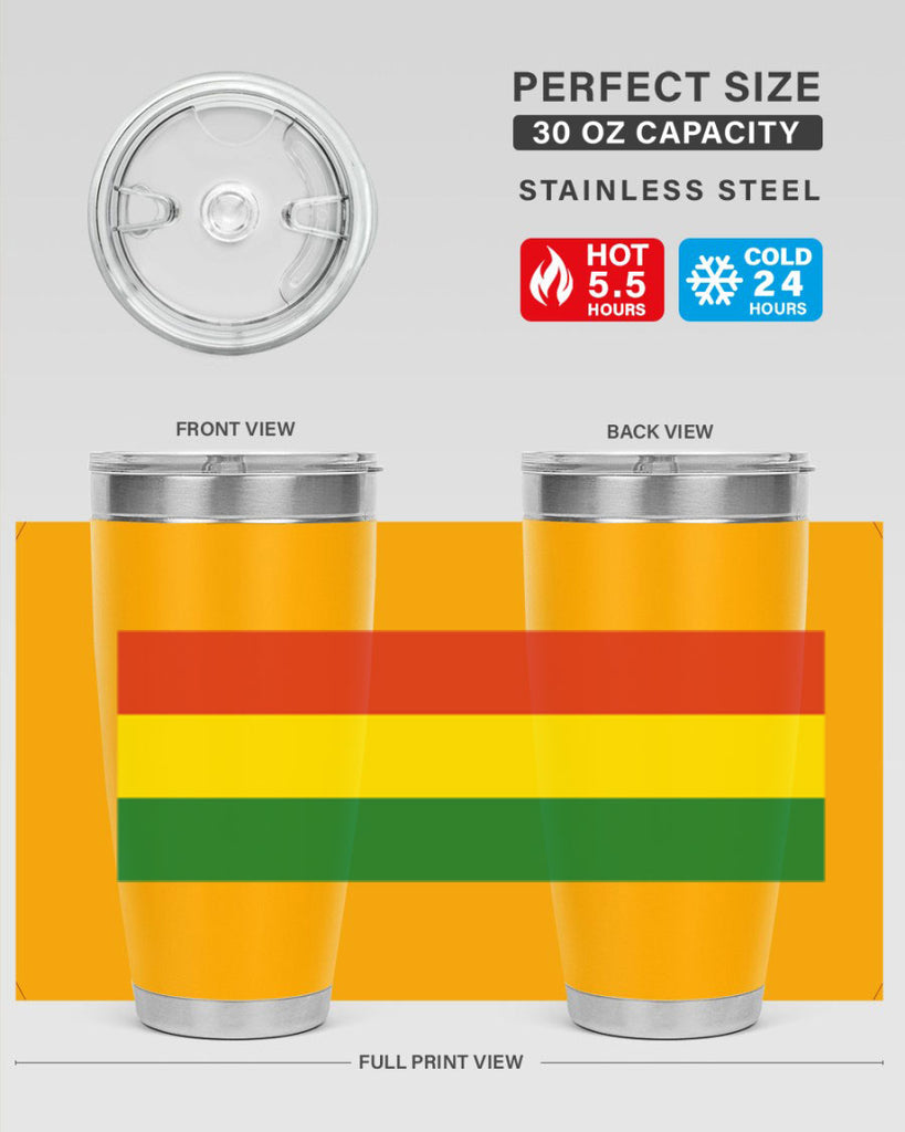 Bolivia 177#- world flags- Tumbler