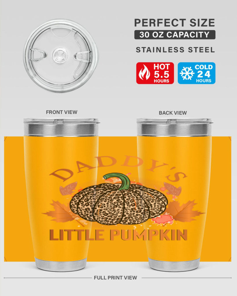 Daddys Little Pumpkin 67#- fall- Tumbler