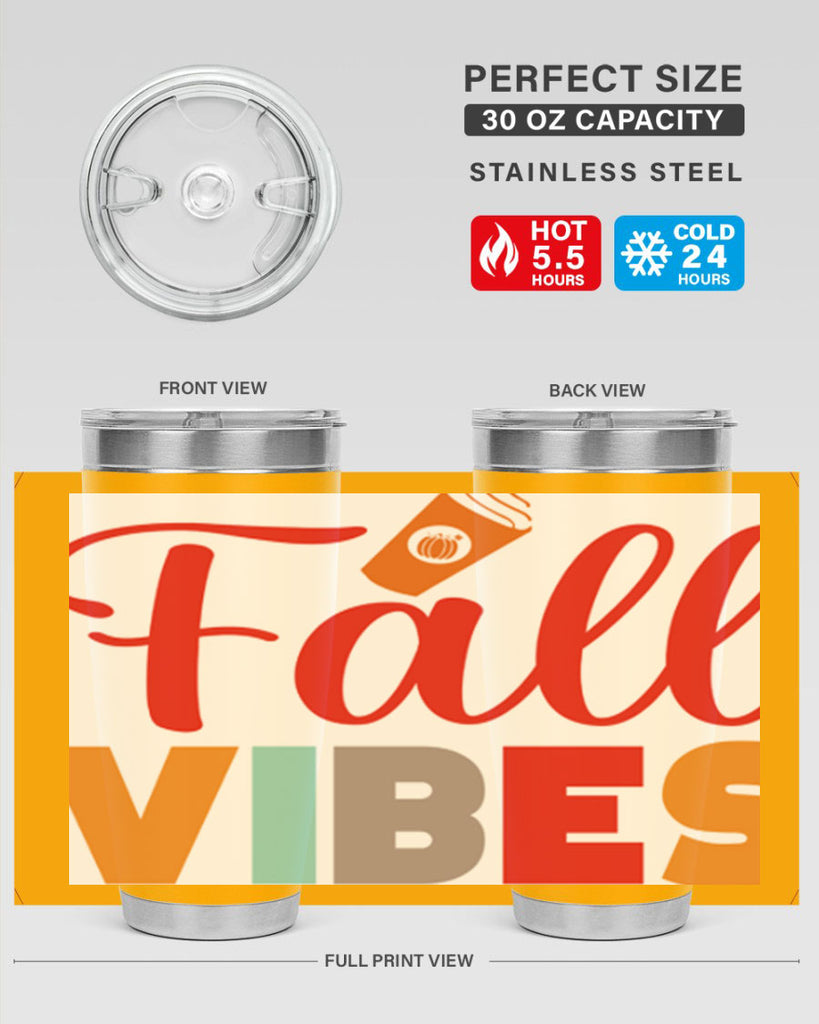 FallVibesdesign 166#- fall- Tumbler
