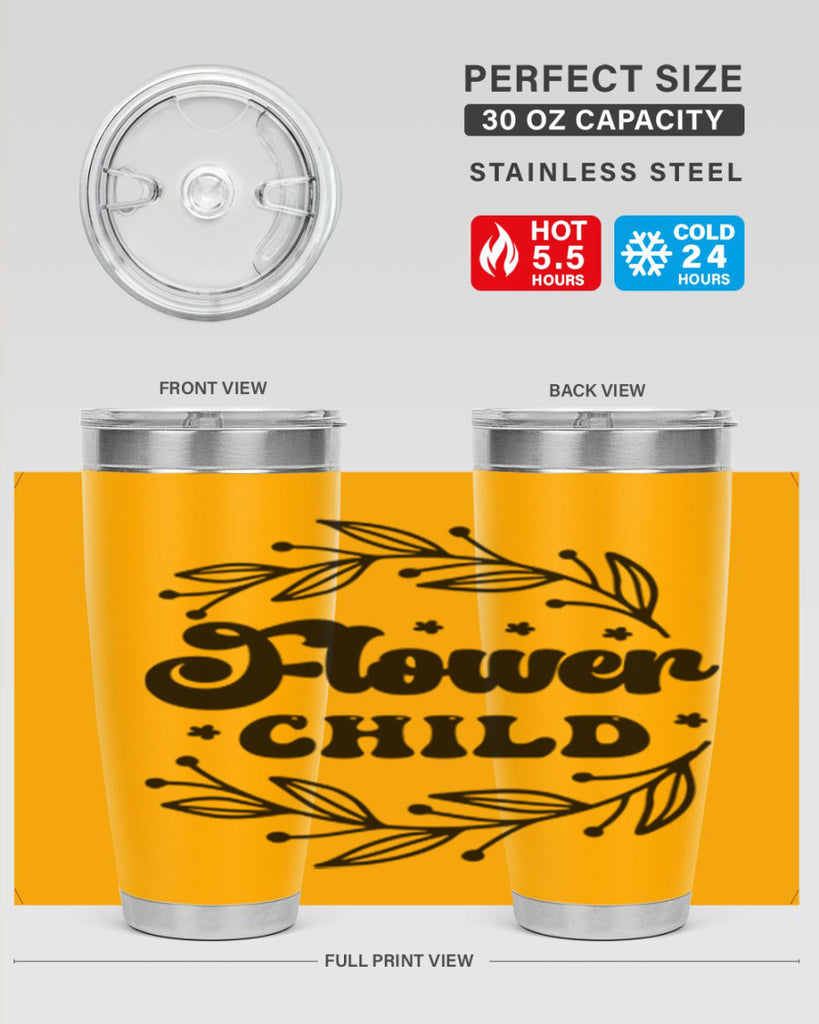 Flower child  141#- spring- Tumbler
