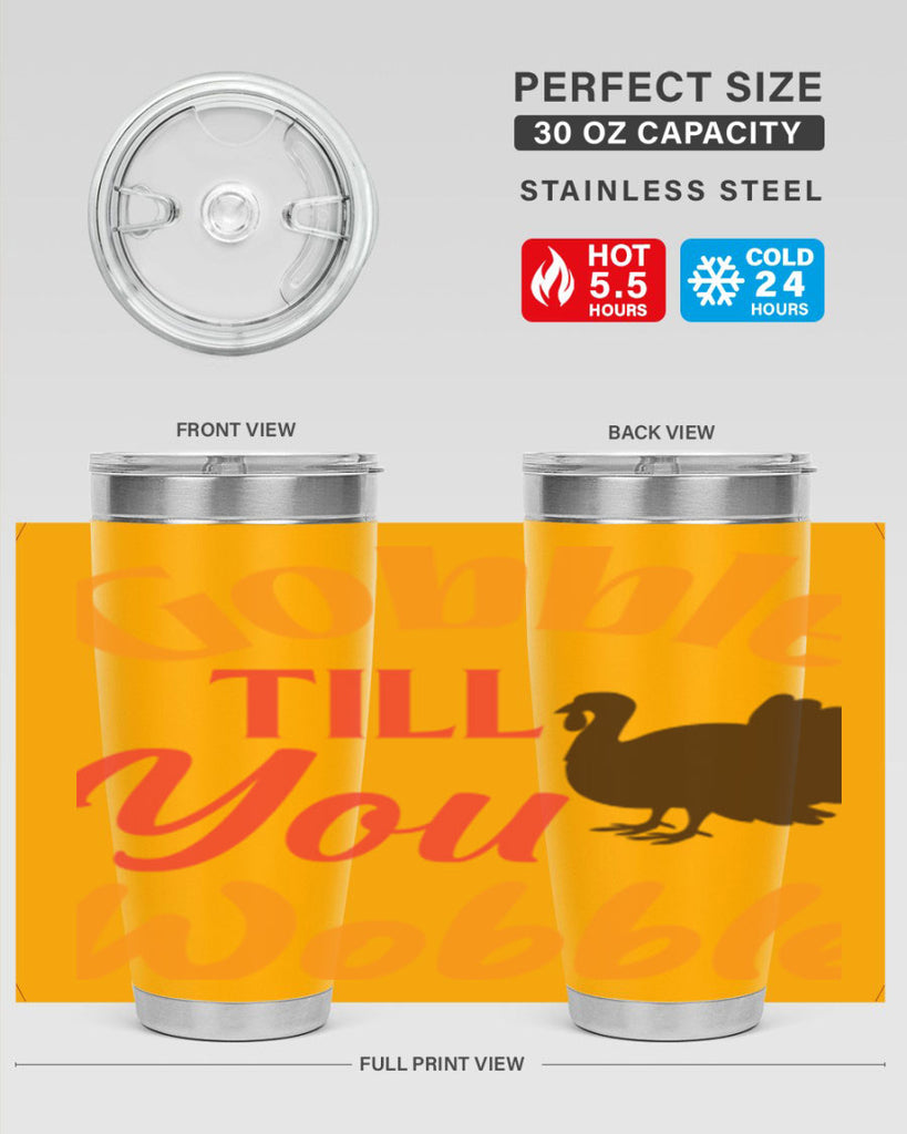Gobble Till You Wobble 204#- fall- Tumbler