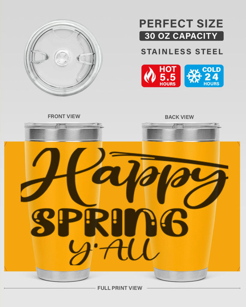 HAPPY SPRING YALL  179#- spring- Tumbler
