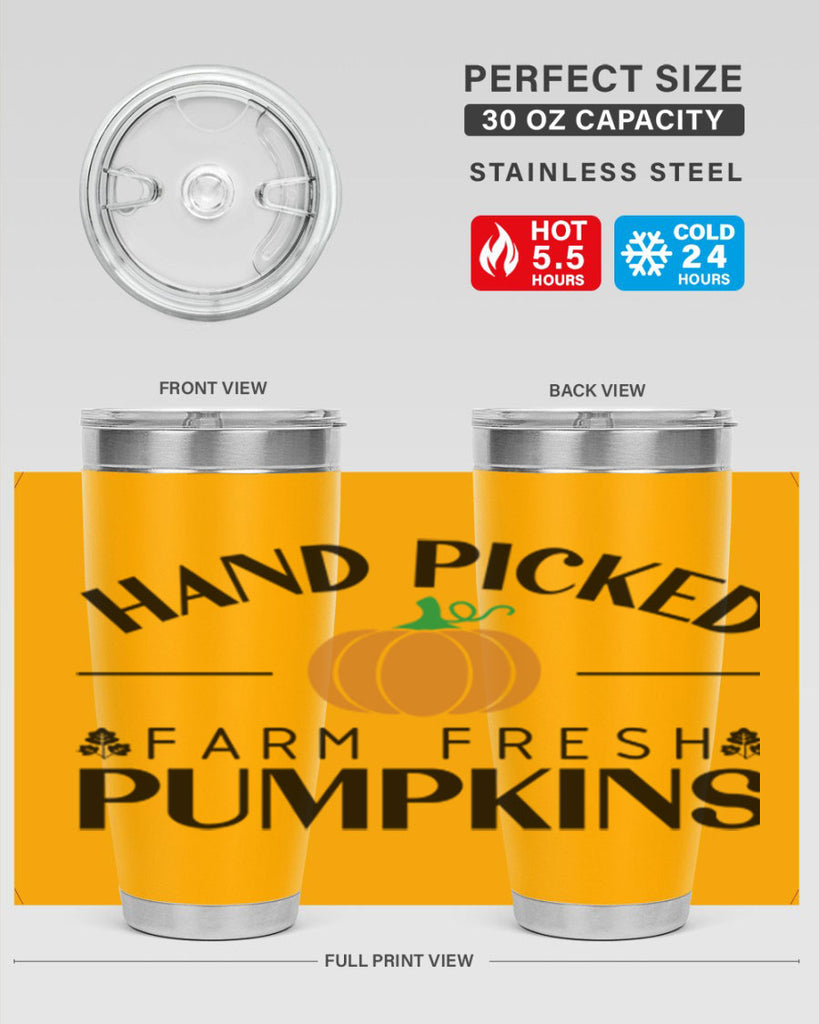 Hand Picked Farm Fresh Pumpkins 215#- fall- Tumbler