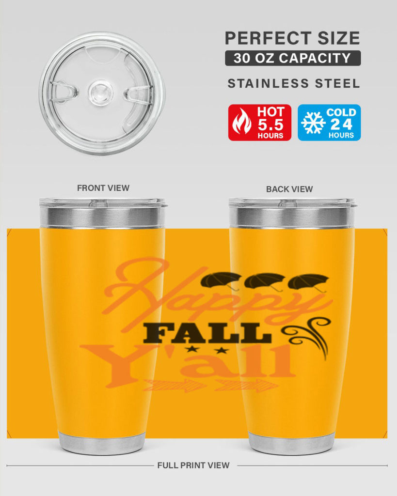 Happy Fall Yall 234#- fall- Tumbler