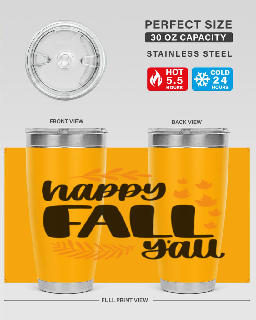 Happy Fall Yall 490#- fall- Tumbler