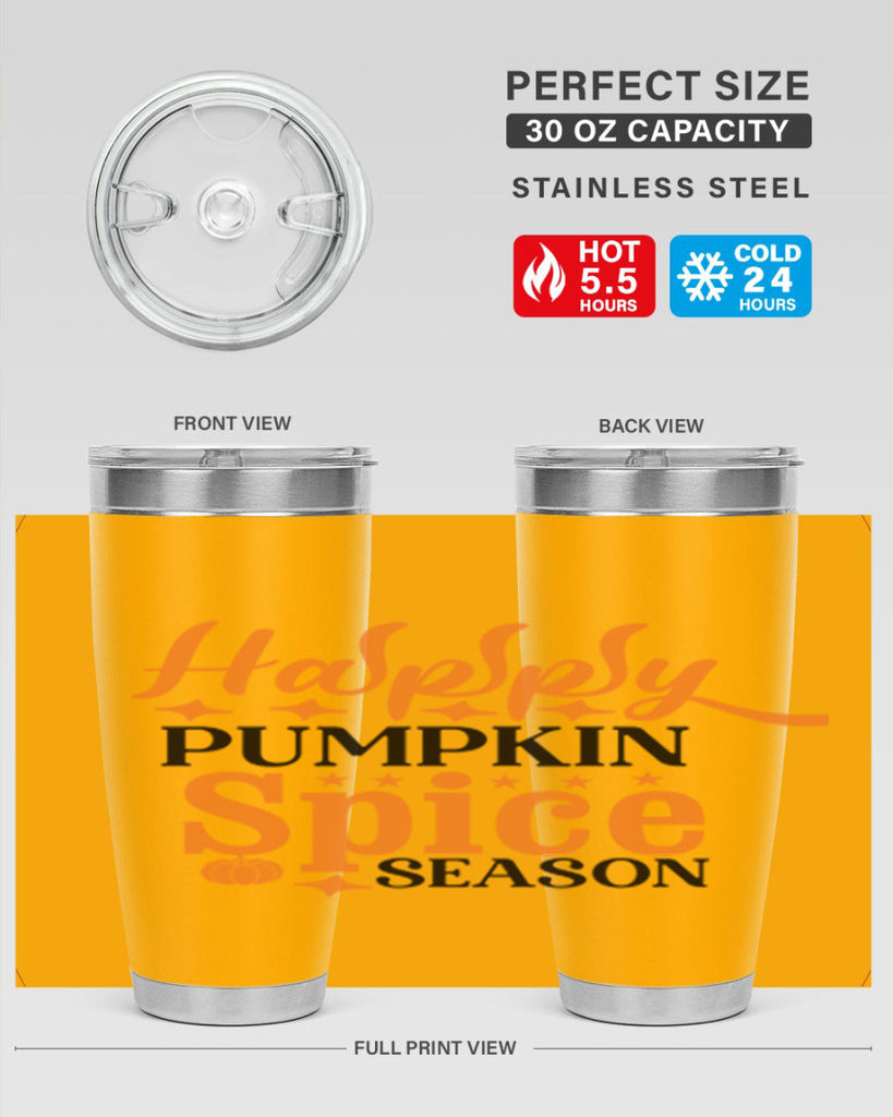 Happy Pumpkin Spice Season 245#- fall- Tumbler