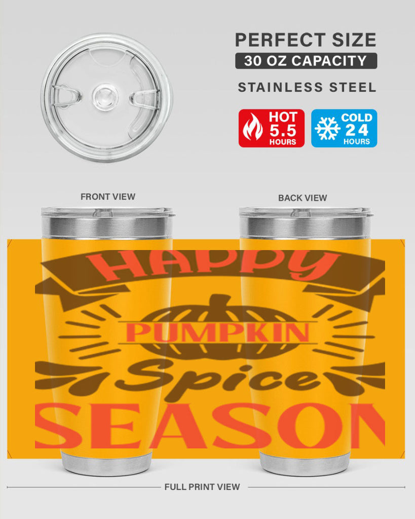Happy Pumpkin Spice Season 246#- fall- Tumbler