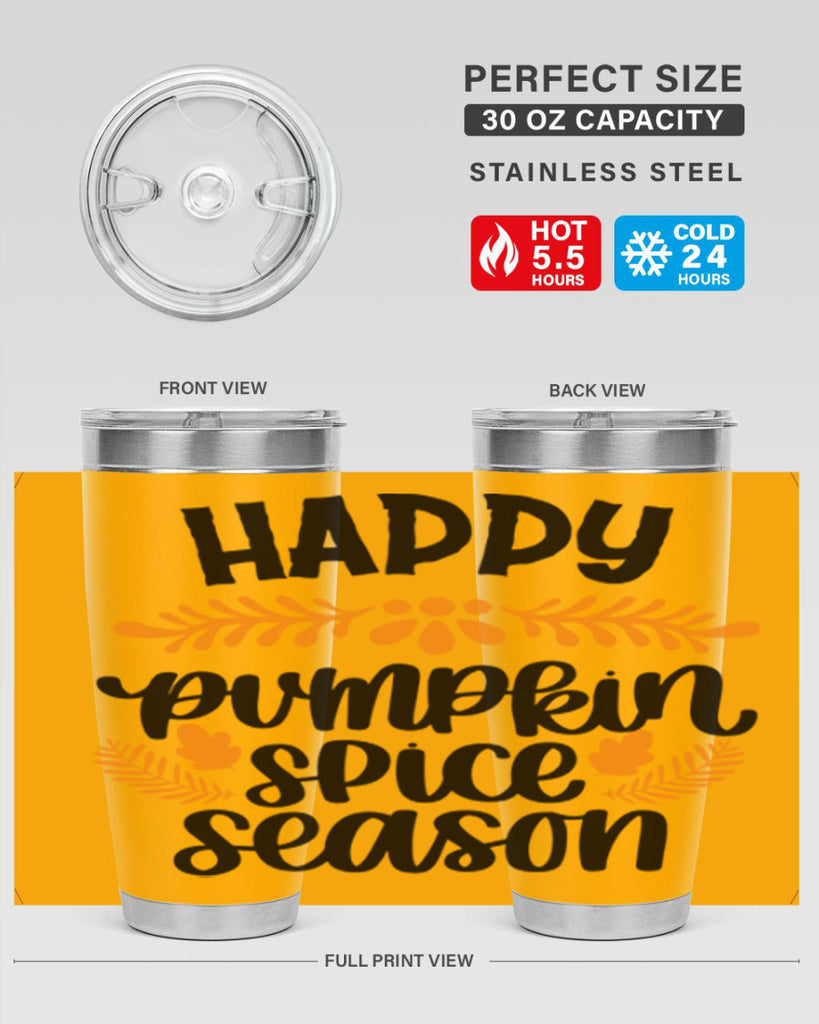 Happy Pumpkin Spice Season 492#- fall- Tumbler