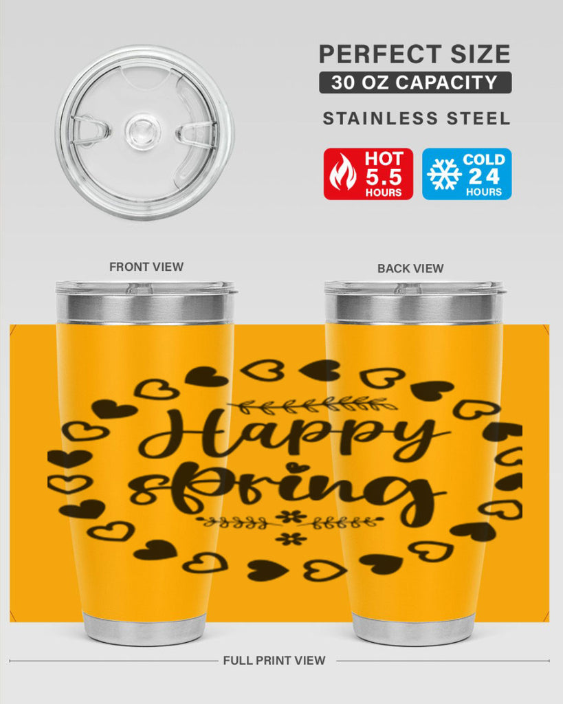 Happy Spring 174#- spring- Tumbler