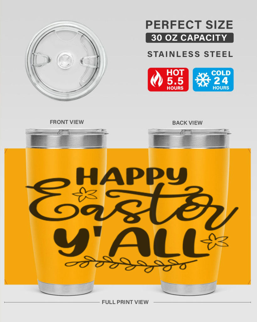 Happy easter yall  177#- spring- Tumbler