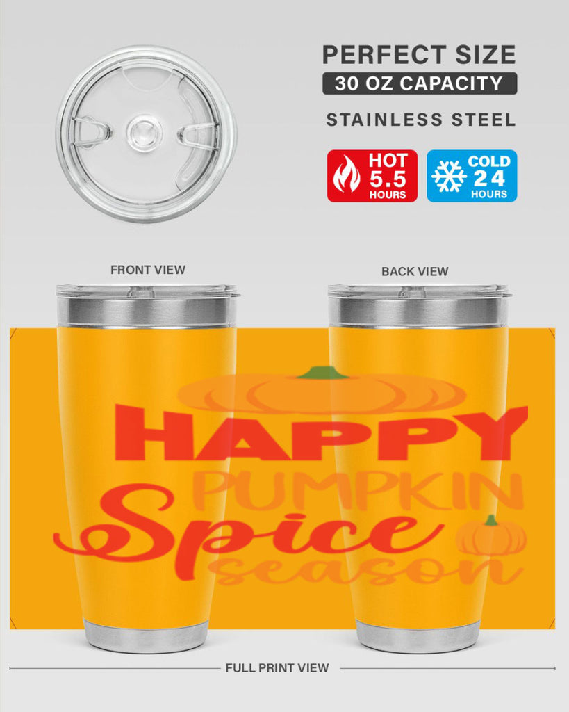 HappyPumpkinSpiceSeason 259#- fall- Tumbler