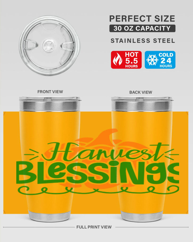 Harvest Blessings 265#- fall- Tumbler