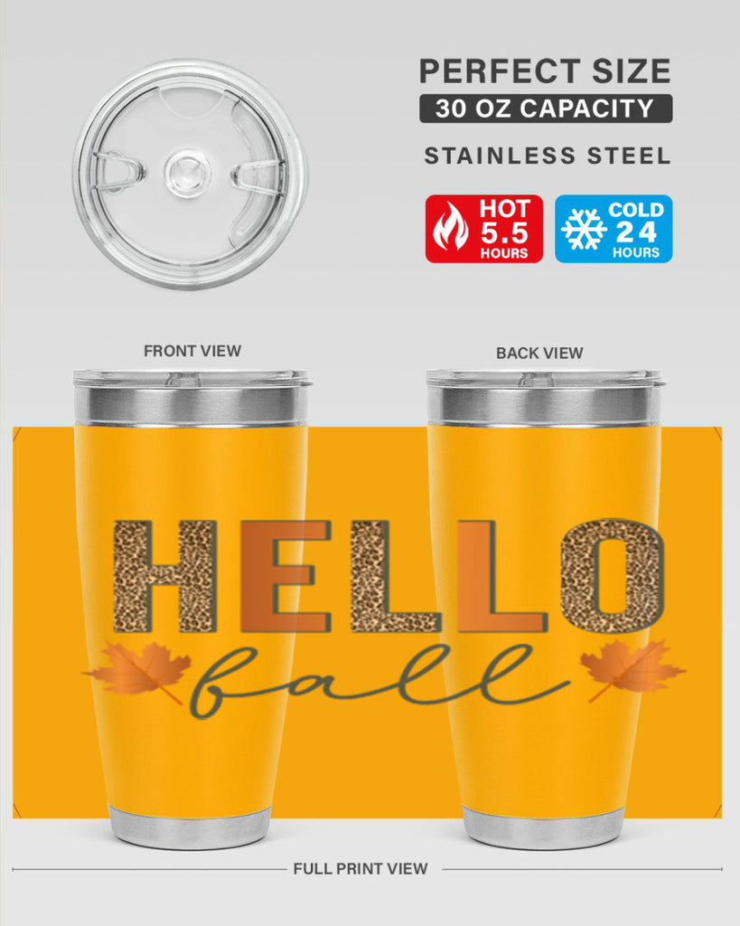 Hello Fall 272#- fall- Tumbler