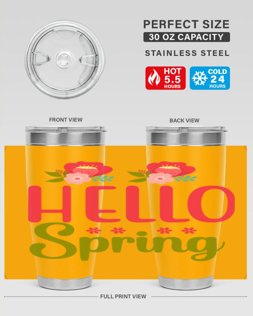 Hello Spring 186#- spring- Tumbler