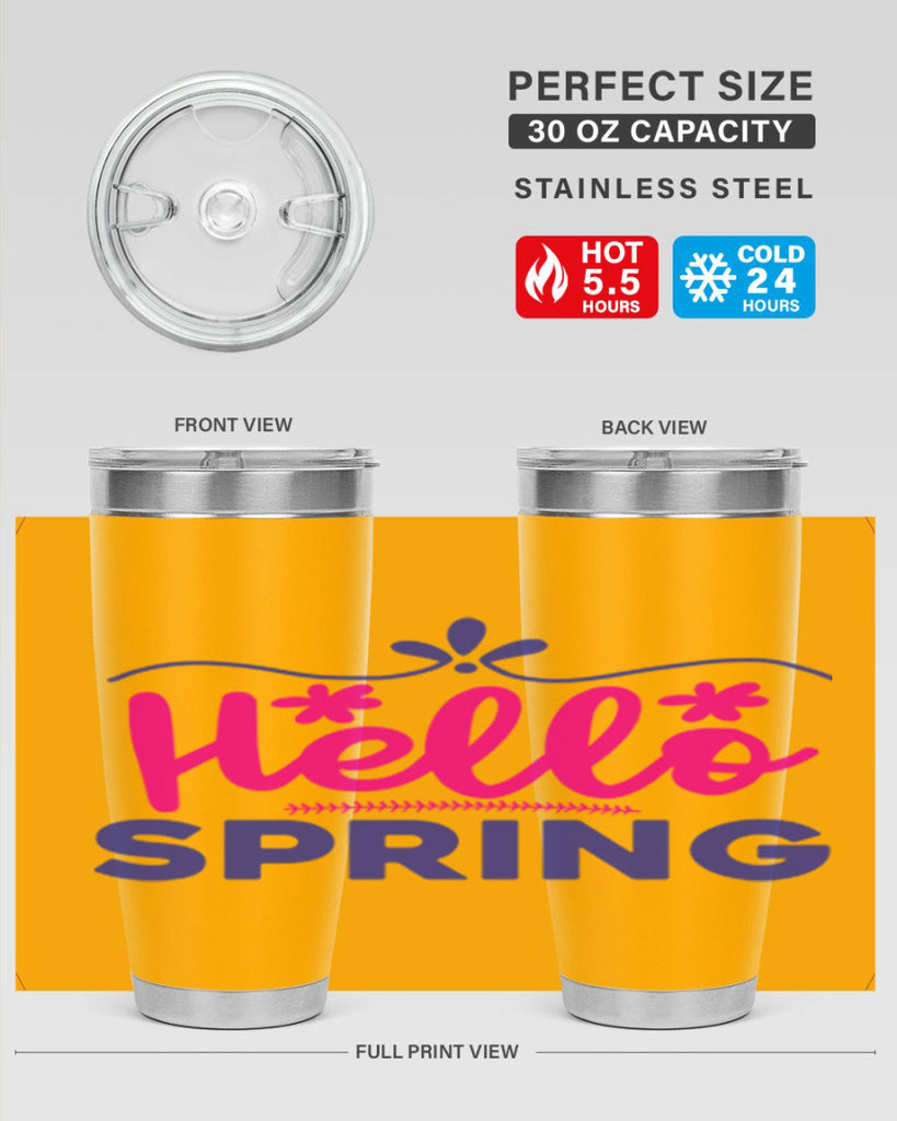 Hello Spring 212#- spring- Tumbler