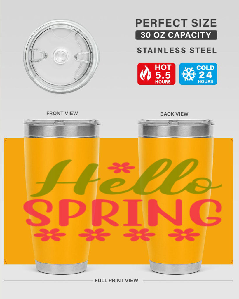 Hello Spring 213#- spring- Tumbler