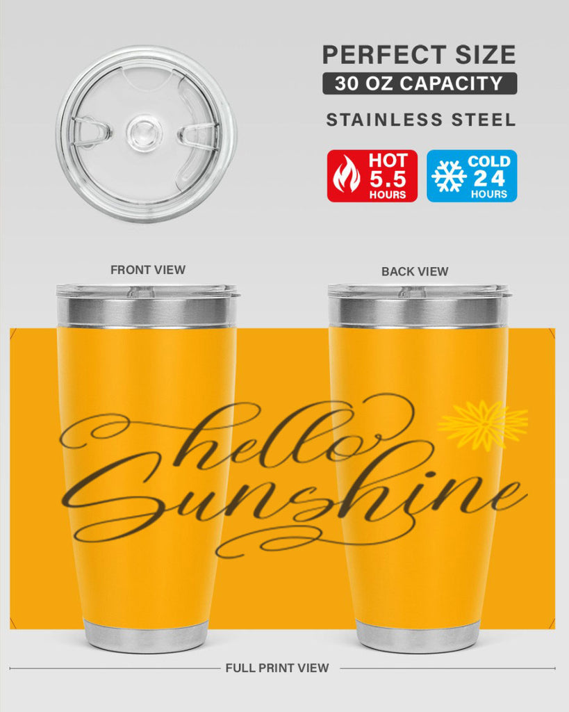 Hello Spring Lettering201#- spring- Tumbler