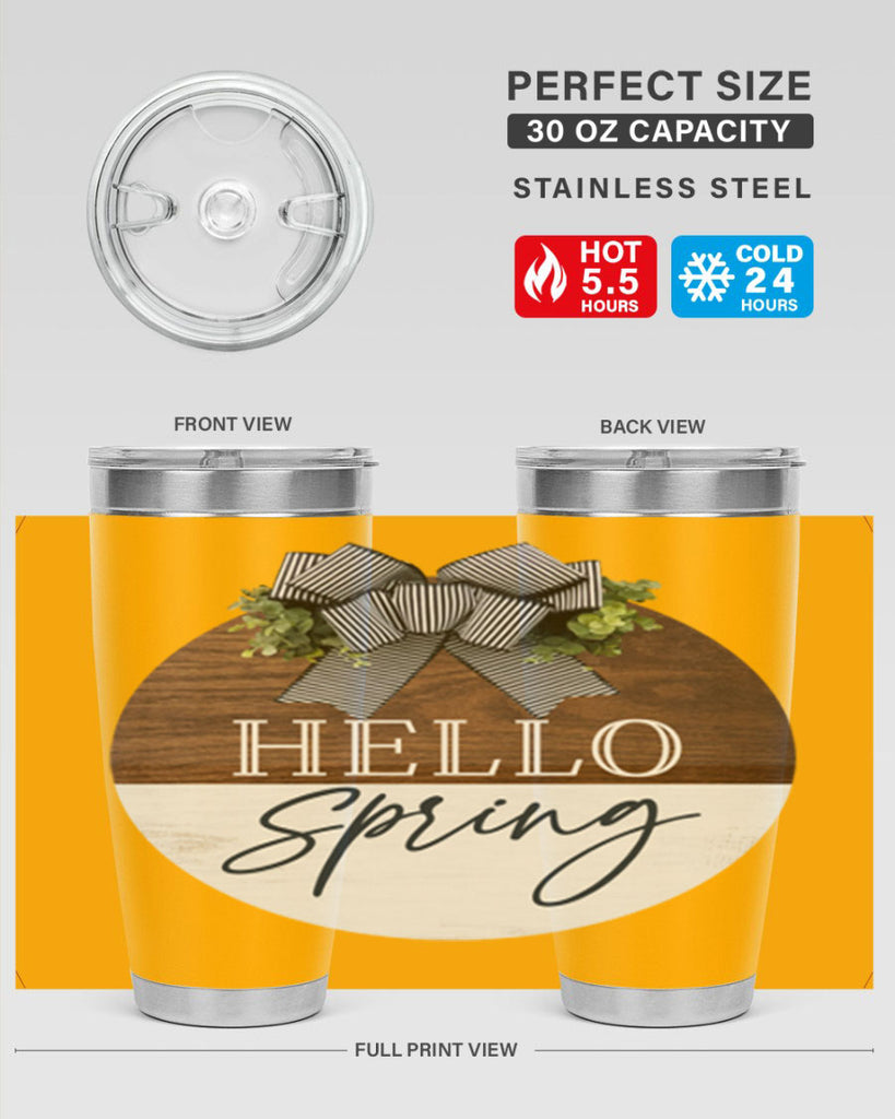 Hello Spring basic Mockup187#- spring- Tumbler