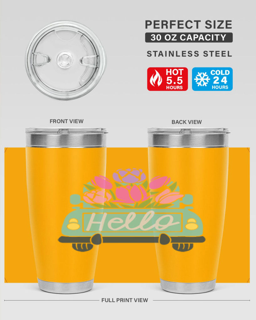 Hello Truck218#- spring- Tumbler