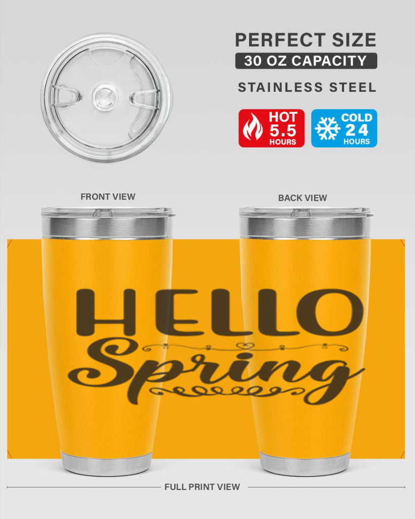 Hello spring 185#- spring- Tumbler