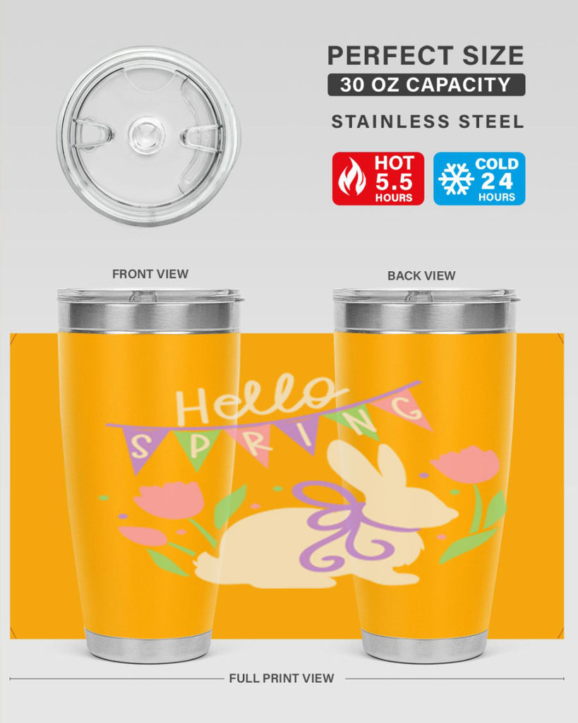 Hello spring bunny193#- spring- Tumbler