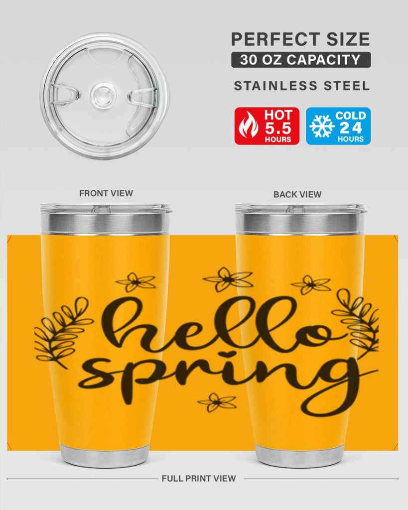 Hello spring design  221#- spring- Tumbler