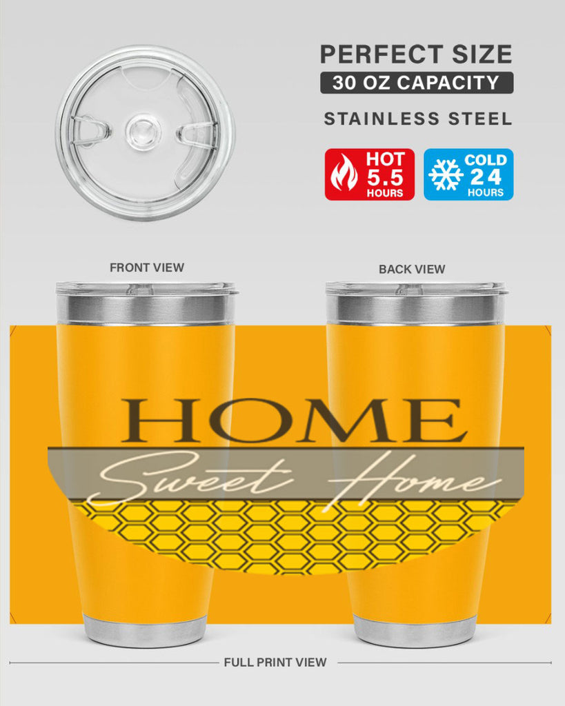Home Sweet Home Hive lines246#- spring- Tumbler