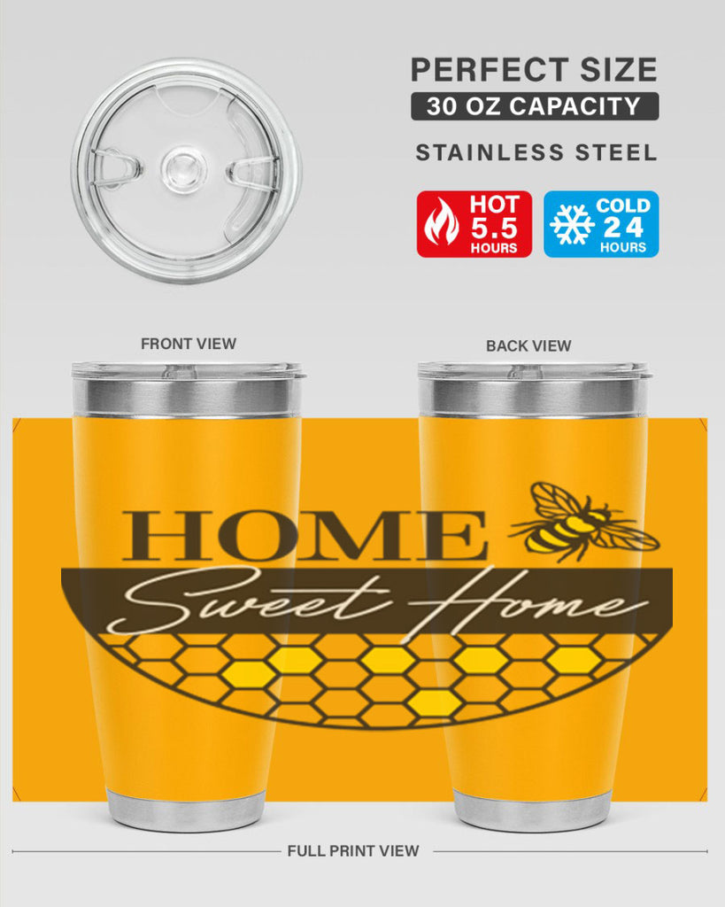 Home Sweet home bee and hive244#- spring- Tumbler