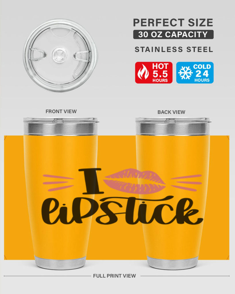 I Love Lipstick Style 86#- make up- Tumbler