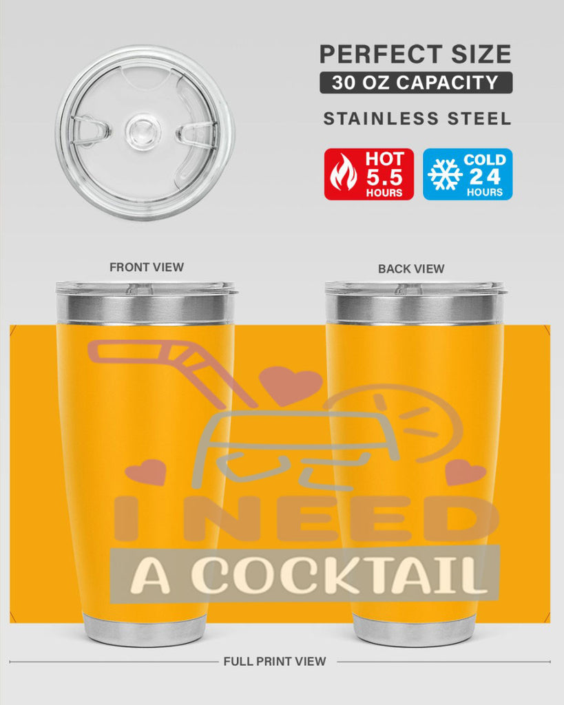 I Need A Cocktail 107#- fashion- Cotton Tank