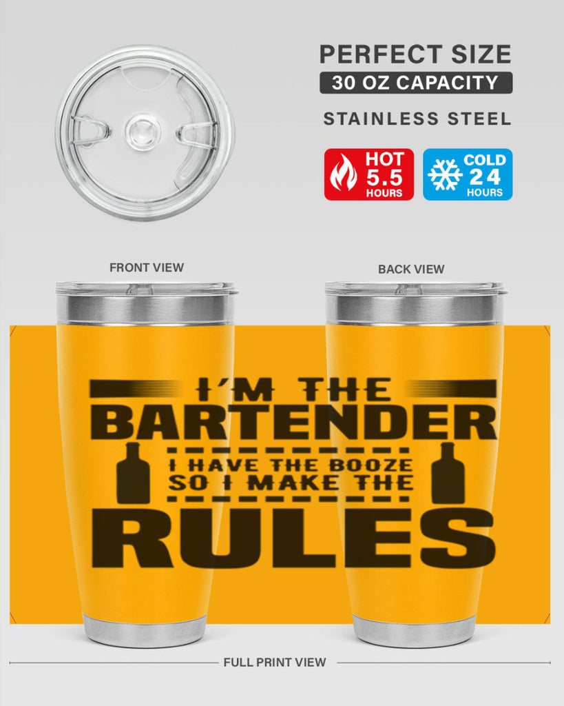 I am the Bartender Style 2#- bartender- tumbler